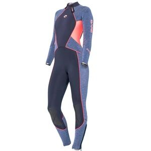 BARE Sports wetsuit, 3mm thick, grey pink and black